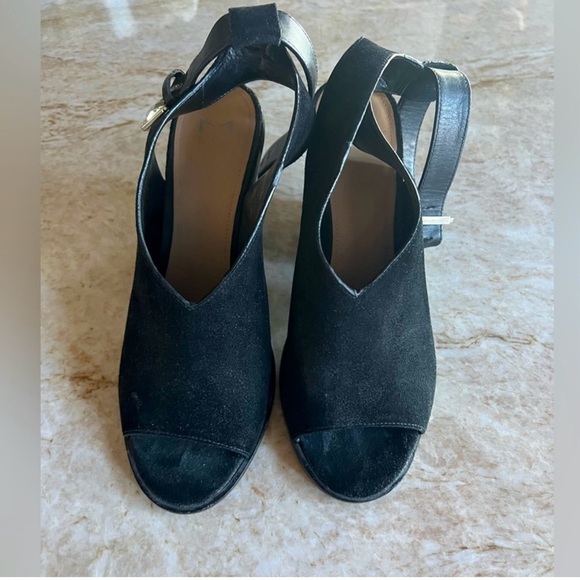 Marc Fisher Black Suede Women's Sandals - Picture 2 of 3
